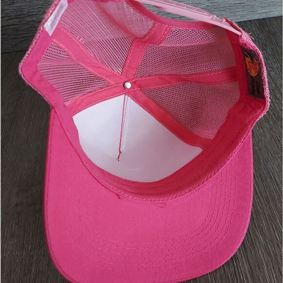 Cabela's Bass Pro Shops Pink Snapback Womens Trucker Hat OSFM - Picture 5 of 7